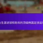 职业生涯进球和助攻的顶级韩国足球运动员